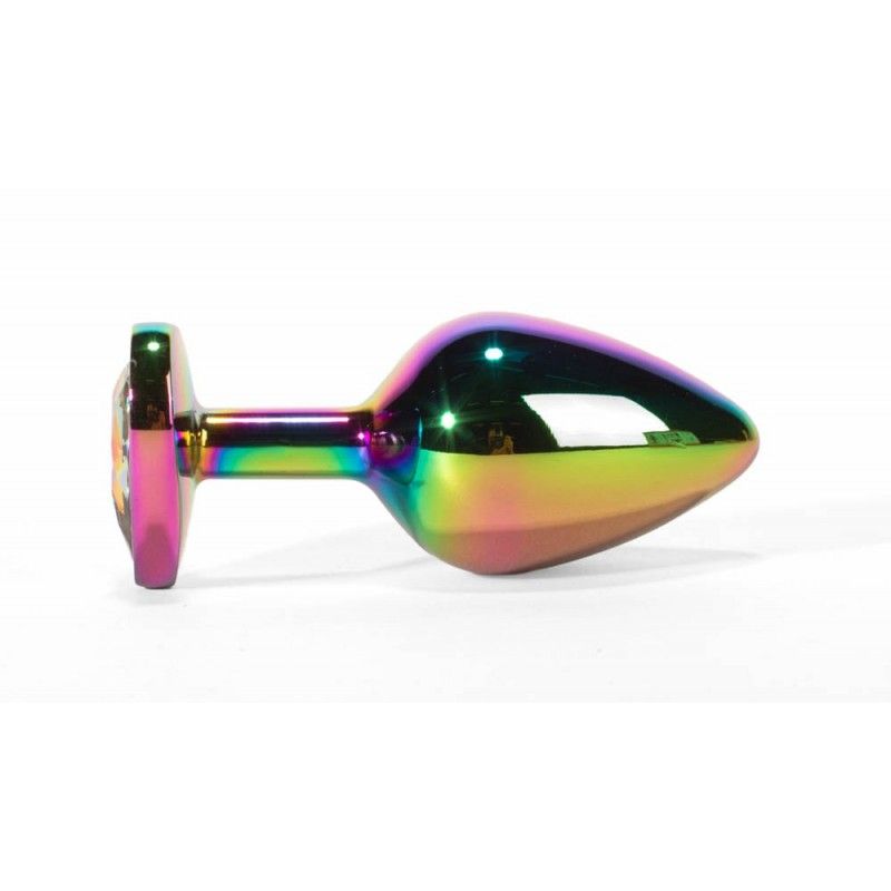 Анальна пробка X-Men Secret Shine Rainbow, 9,5 см (мульті)