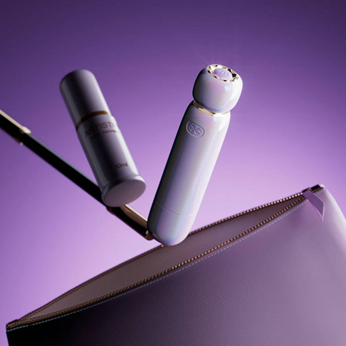 Вакуумный стимулятор клитора Zalo Lia Floral (фиолетовый)