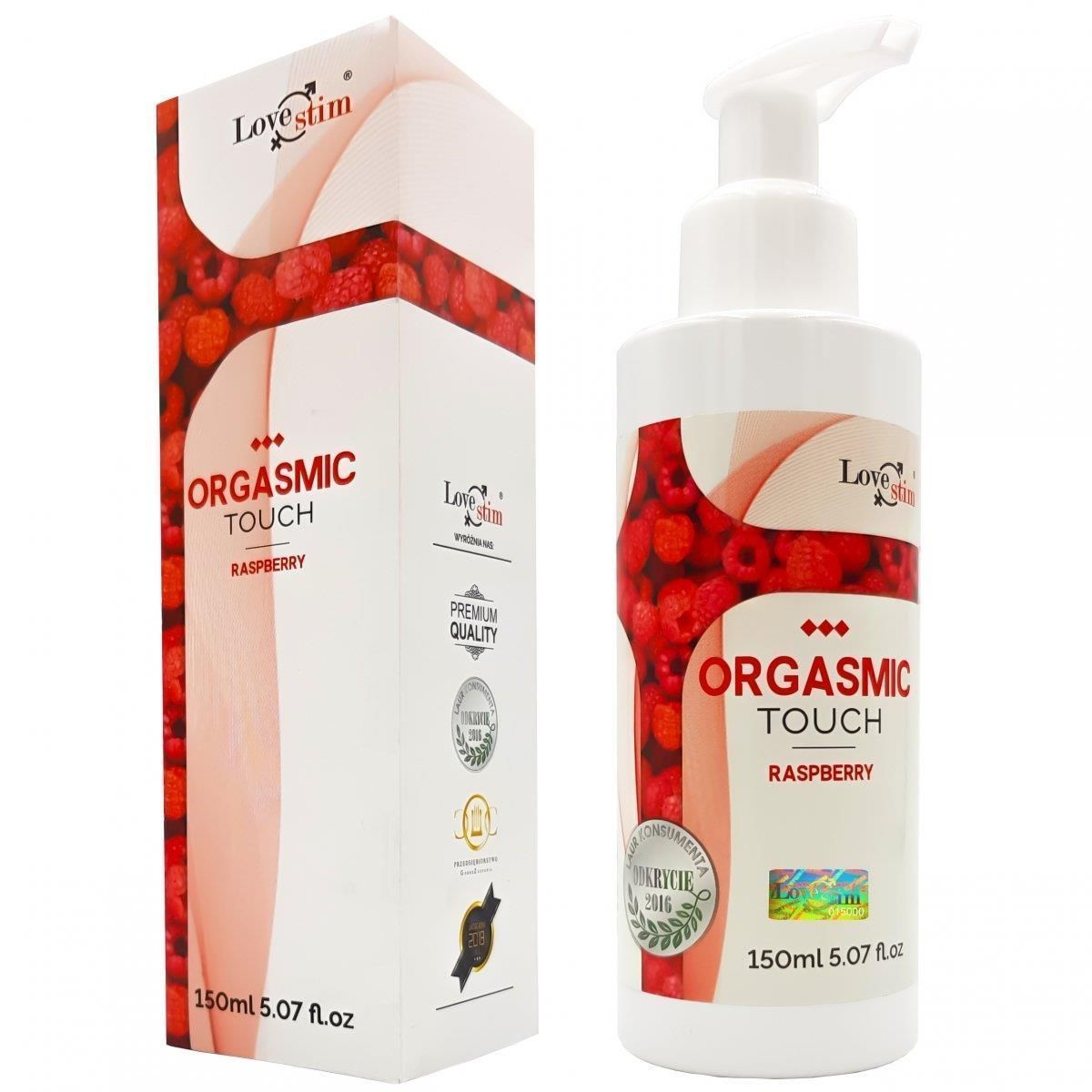 Массажный гель LoveStim Orgasmic Touch, 150 мл (малина)