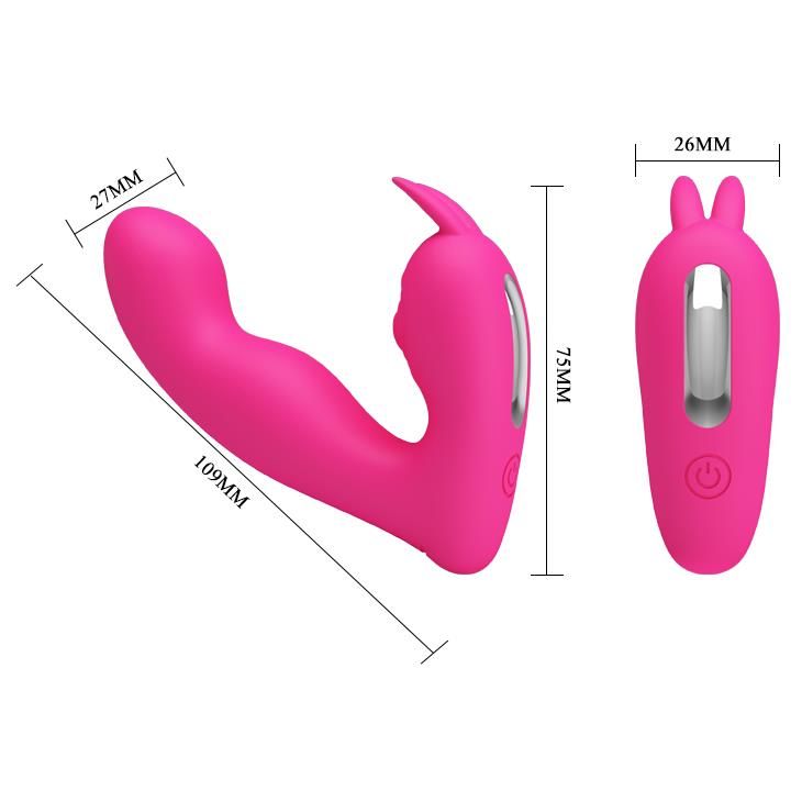 Вибратор Pretty Love Josephine G-spot, 10.9 см (розовый)