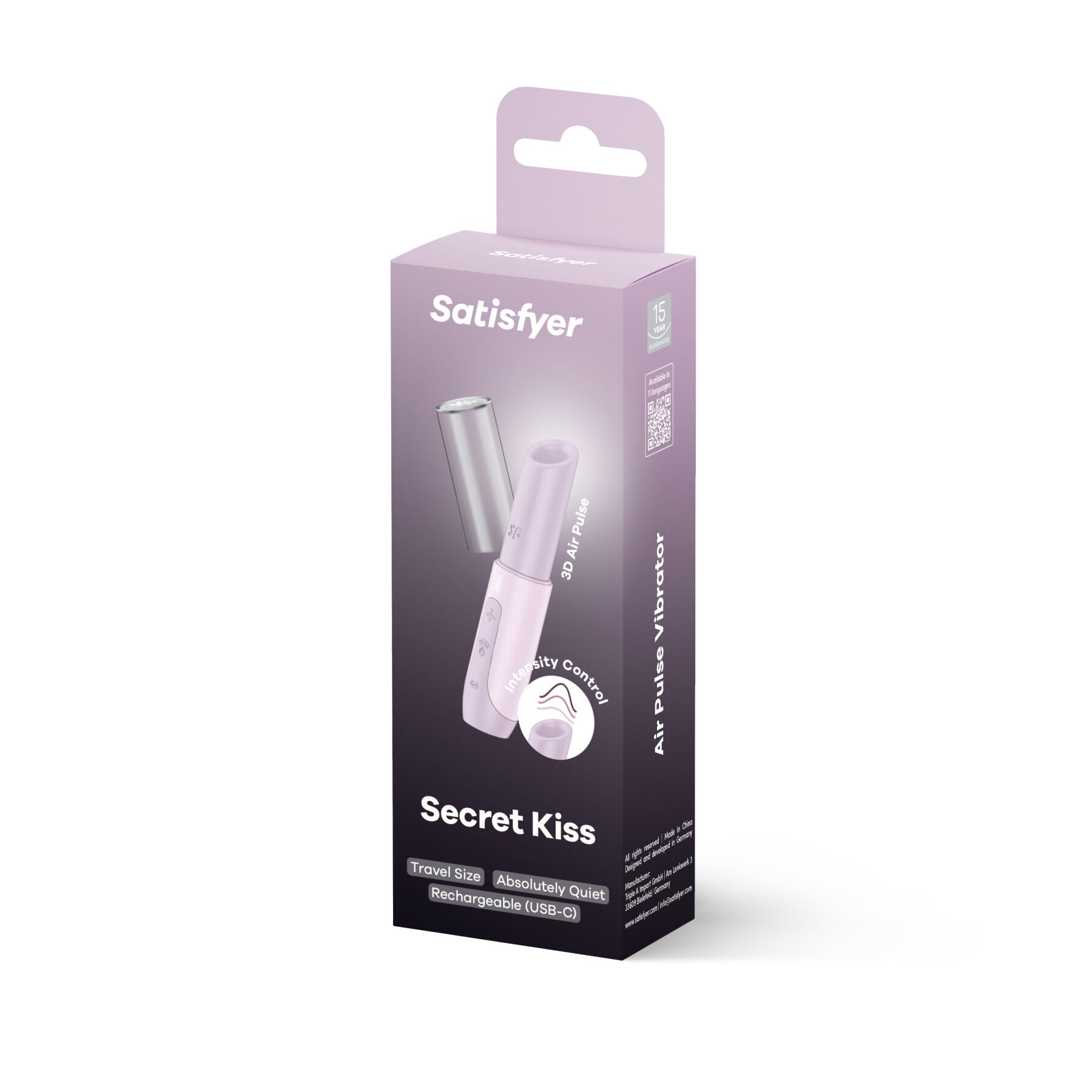 Вакуумный стимулятор клитора Satisfyer Secret Kiss (розовый)