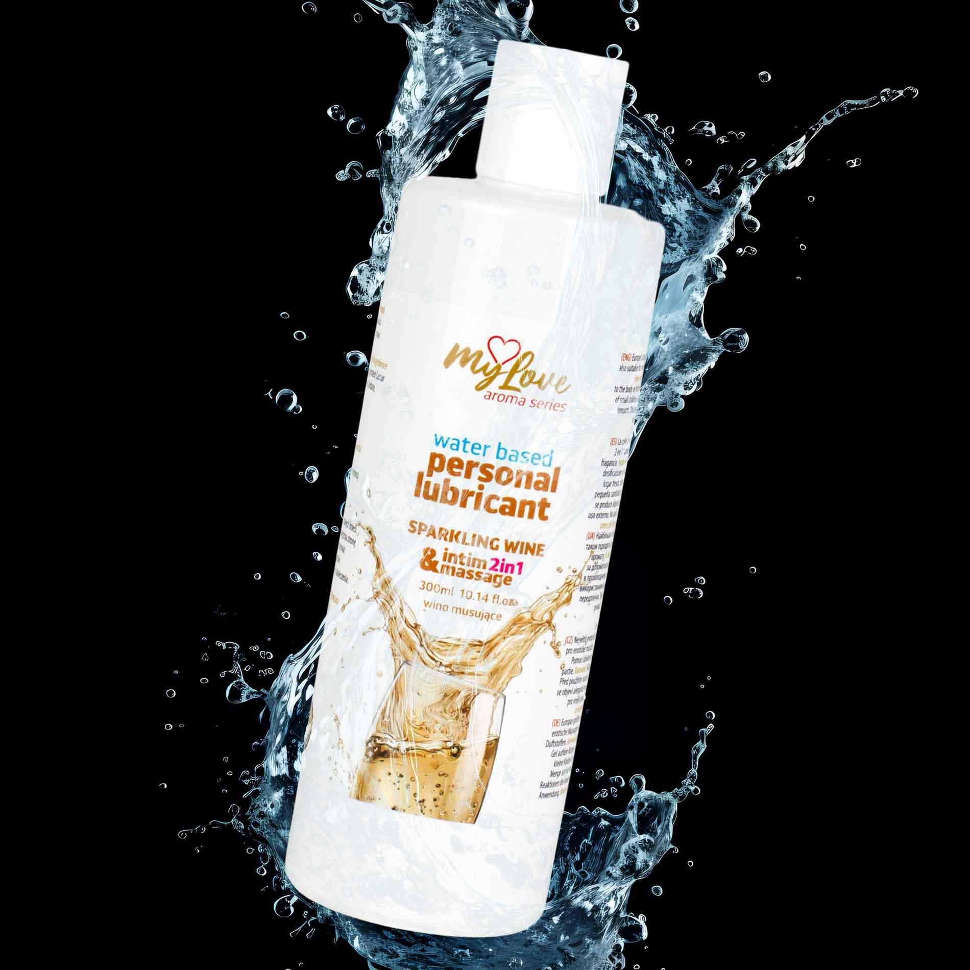 Лубрикант MyLove Aroma Series Intim&Massage 2in1 Sparkling Wine, 300 мл
