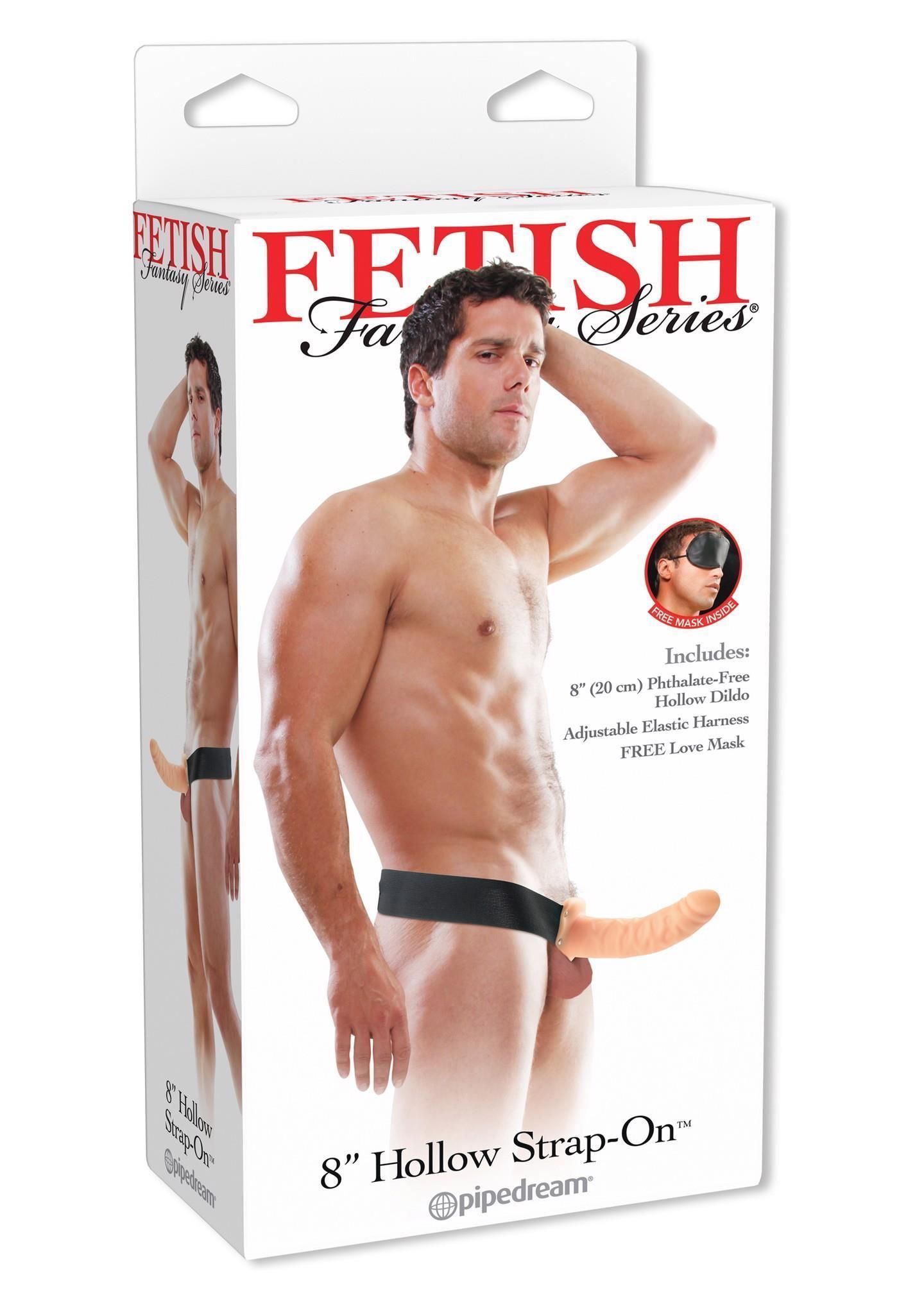 Порожнистий страпон Fetish Fantasy, 20,5 см (тілесний)