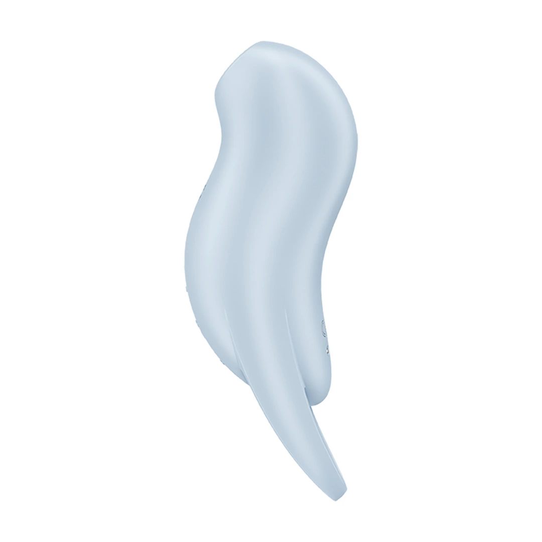 Вакуумный стимулятор клитора с вибрацией Satisfyer Pocket Pro 1 (голубой)