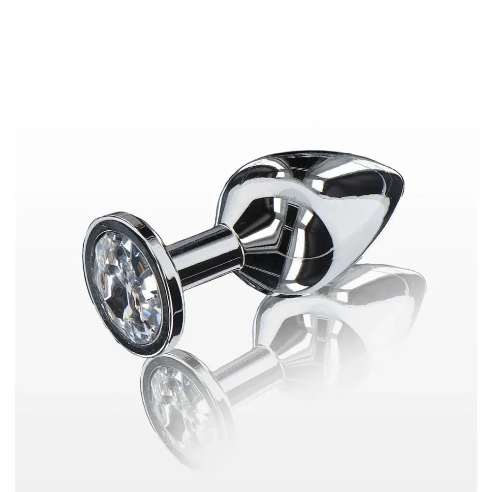 Korek analny Anal Play Starlight Booty Jewel Small, 7.2 cm (srebrny)