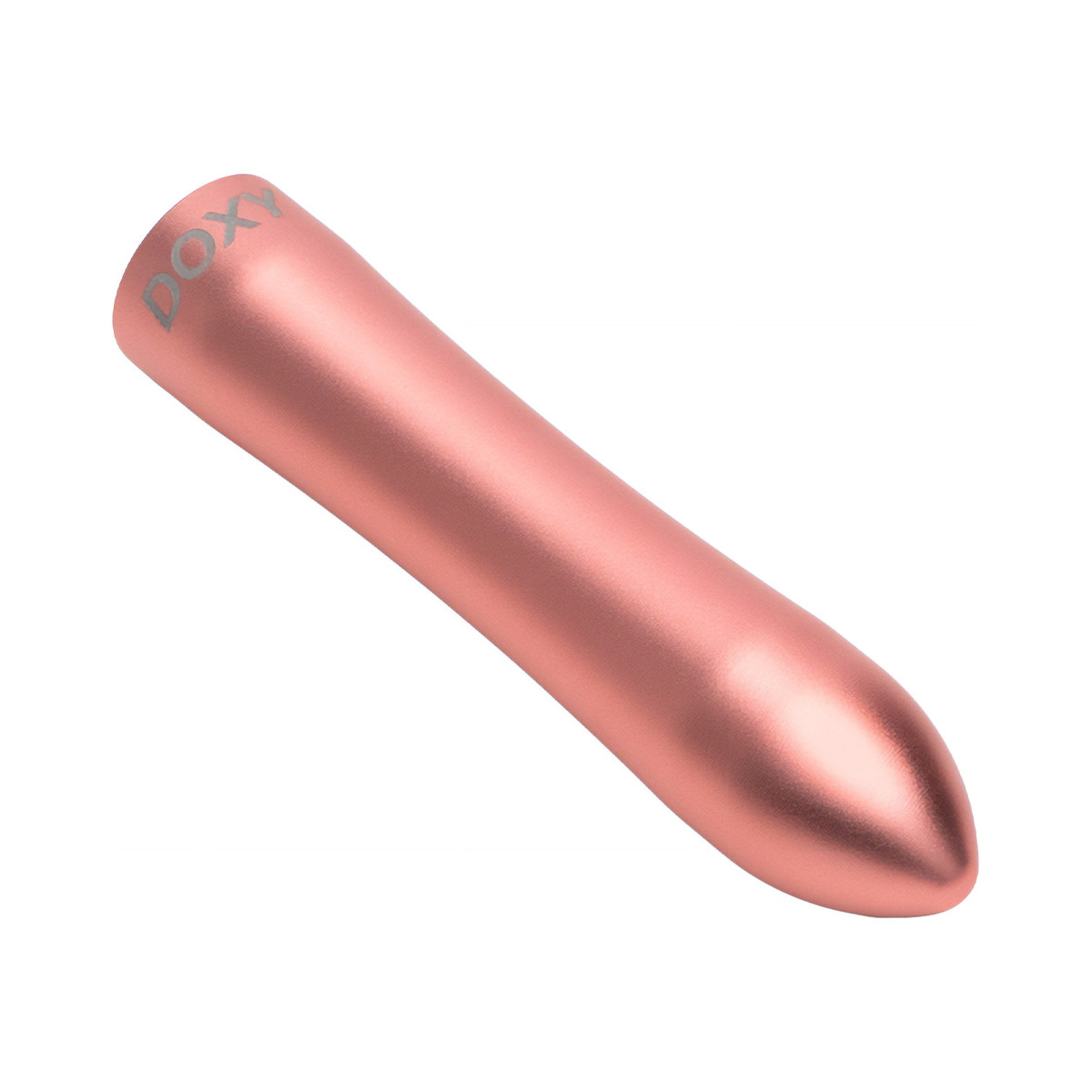 Вибратор Doxy Bullet, 12 см (розовое золото)
