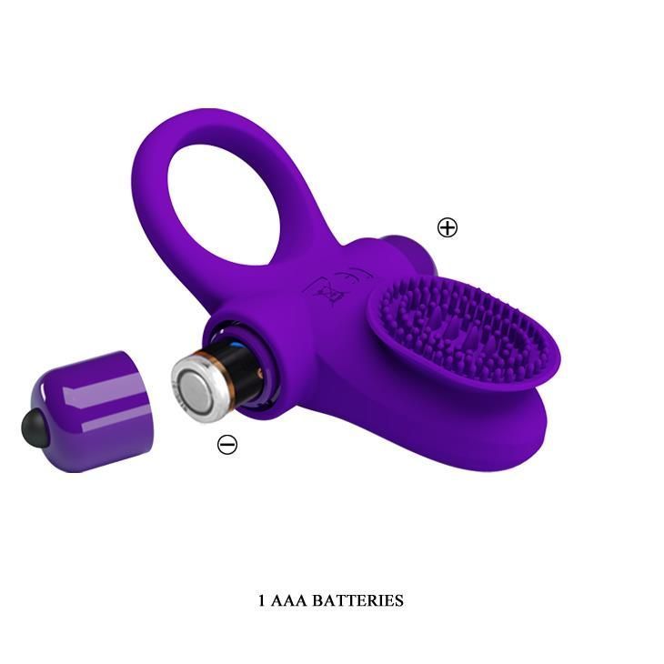 Виброкольцо Pretty Love Vibrant Penis Ring II, 8,6 см (фиолетовый)