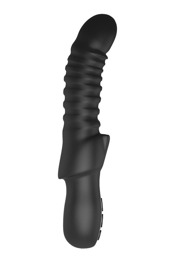 Вибратор-кролик Dream Toys Typhon, 23 см (черный)