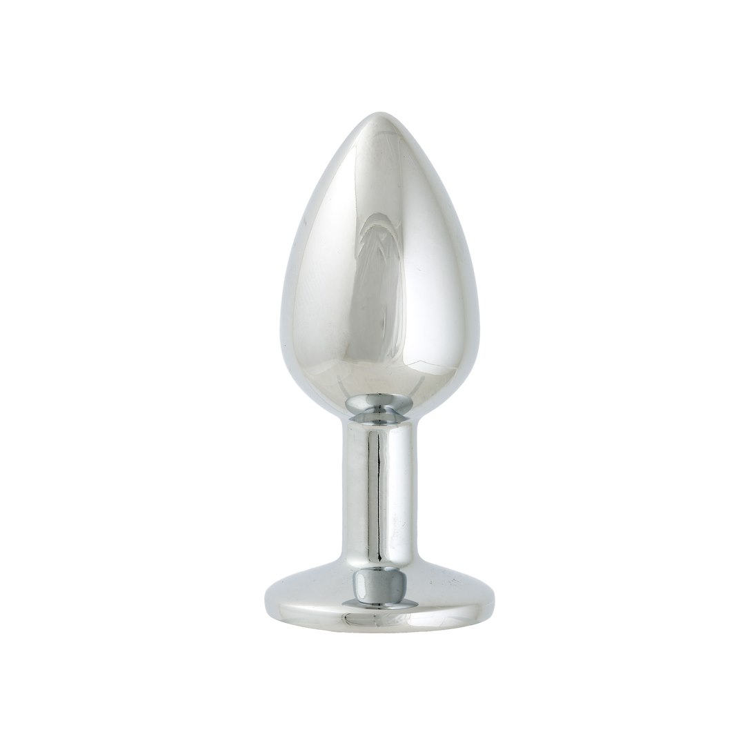 Korek Analny z kryształem Simply Pleasure S, 7 cm (czerwony)