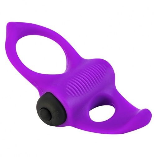 Эрекционное виброкольцо Adrien Lastic Lingus Max, 9.5 см (фиолетовый)