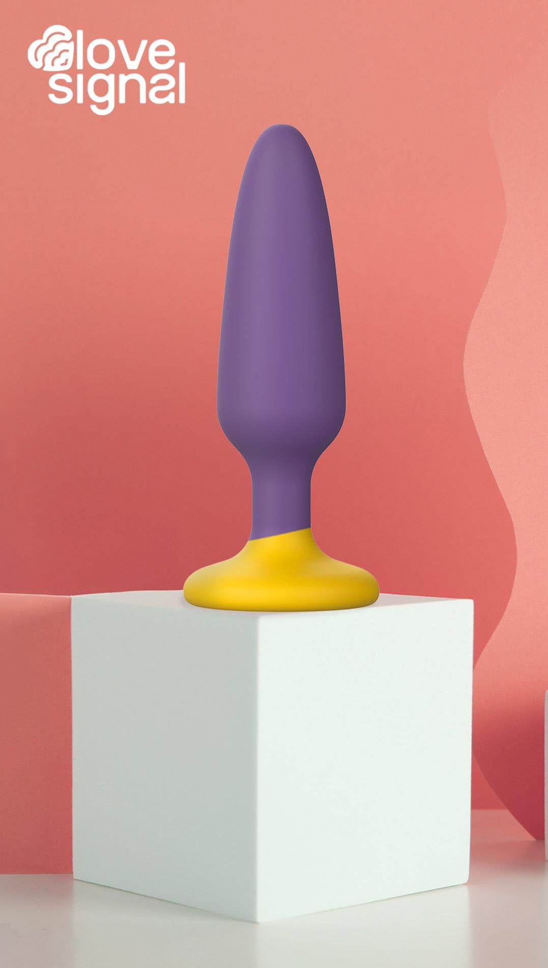 Korek analny Dream Toys Bounce Buddy Medium, 11 cm (fioletowy)