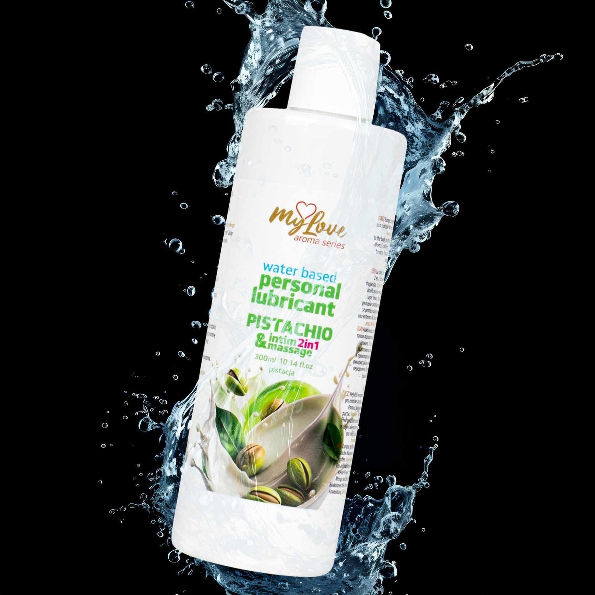 Lubrykant MyLove Aroma Series Intim&Massage 2in1 Pistachio, 300 ml