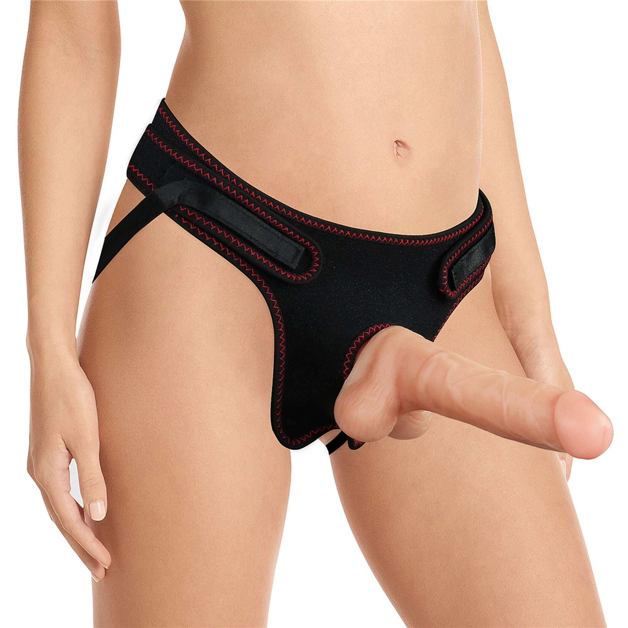 Страпон LoveToy Easy Set As Pic, 20 см (телесный)
