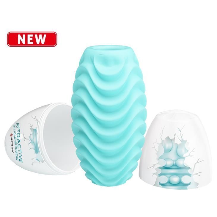 Мастурбатор яйцо Pretty Love Attractive Double Sided (бирюзовый)