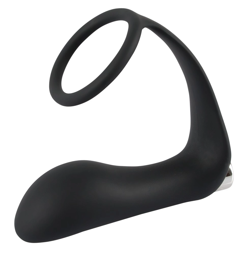 Black Velvets - Stymulator prostaty, Czarny, 10.8 cm