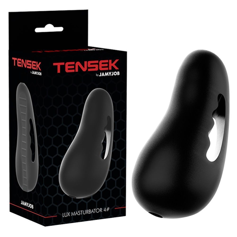 JAMYJOB Tensek Lux Masturbator 4# - Masturbator, Czarny, 13 cm