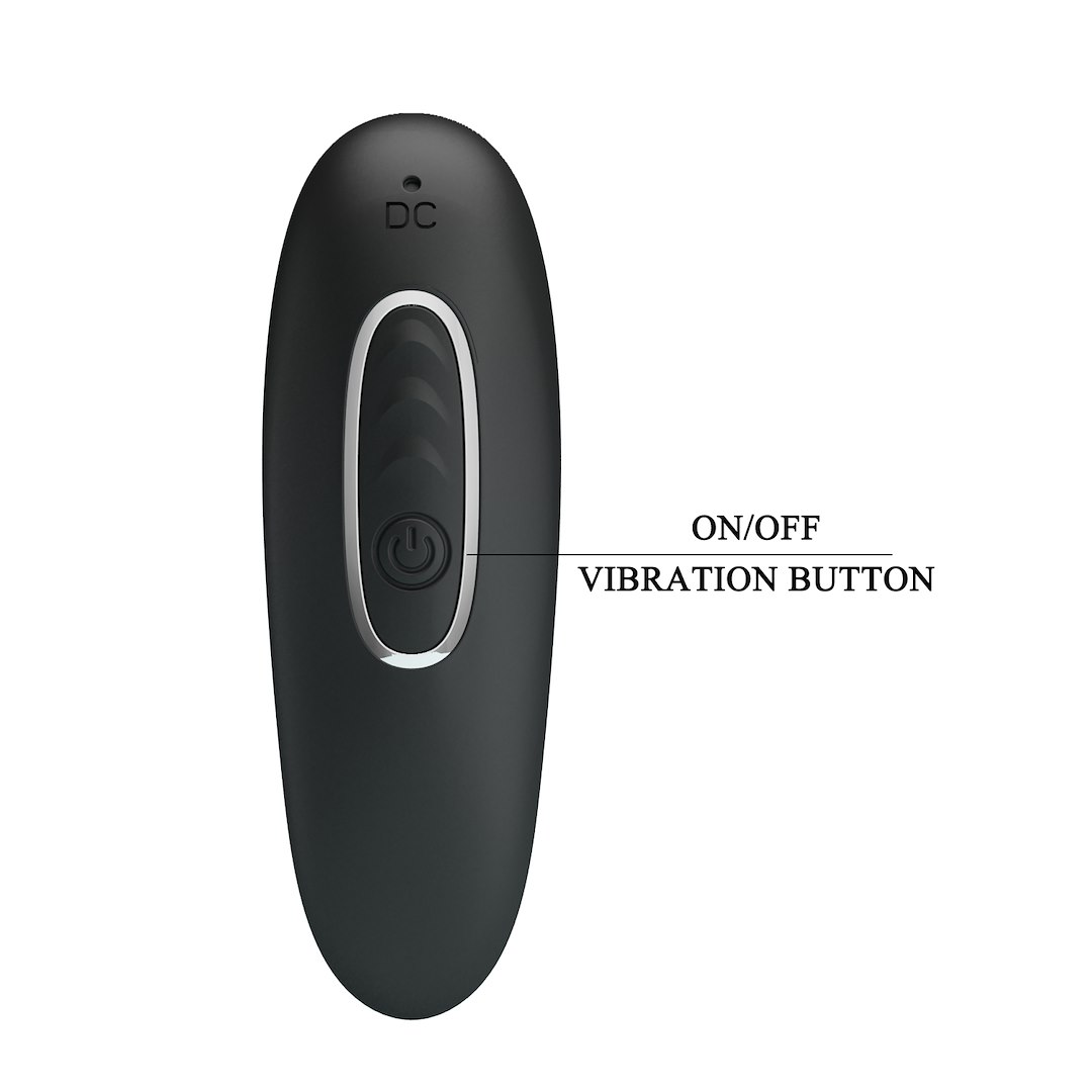 Korek analny Pretty Love Corban, 120 cm (czarny)