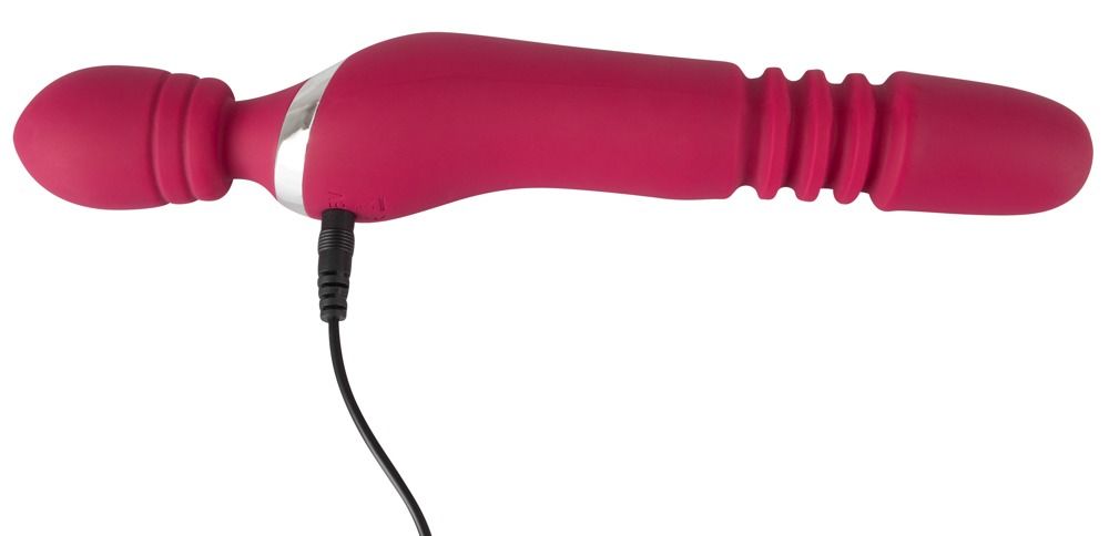 Вибратор Javida Warming & Thrusting Vibe, 27 см (розовый)