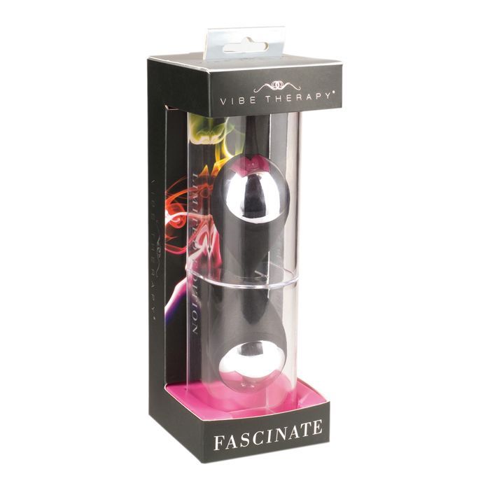 Вагинальные шарики Vibe Therapy Fascinate, 17 см (черный)