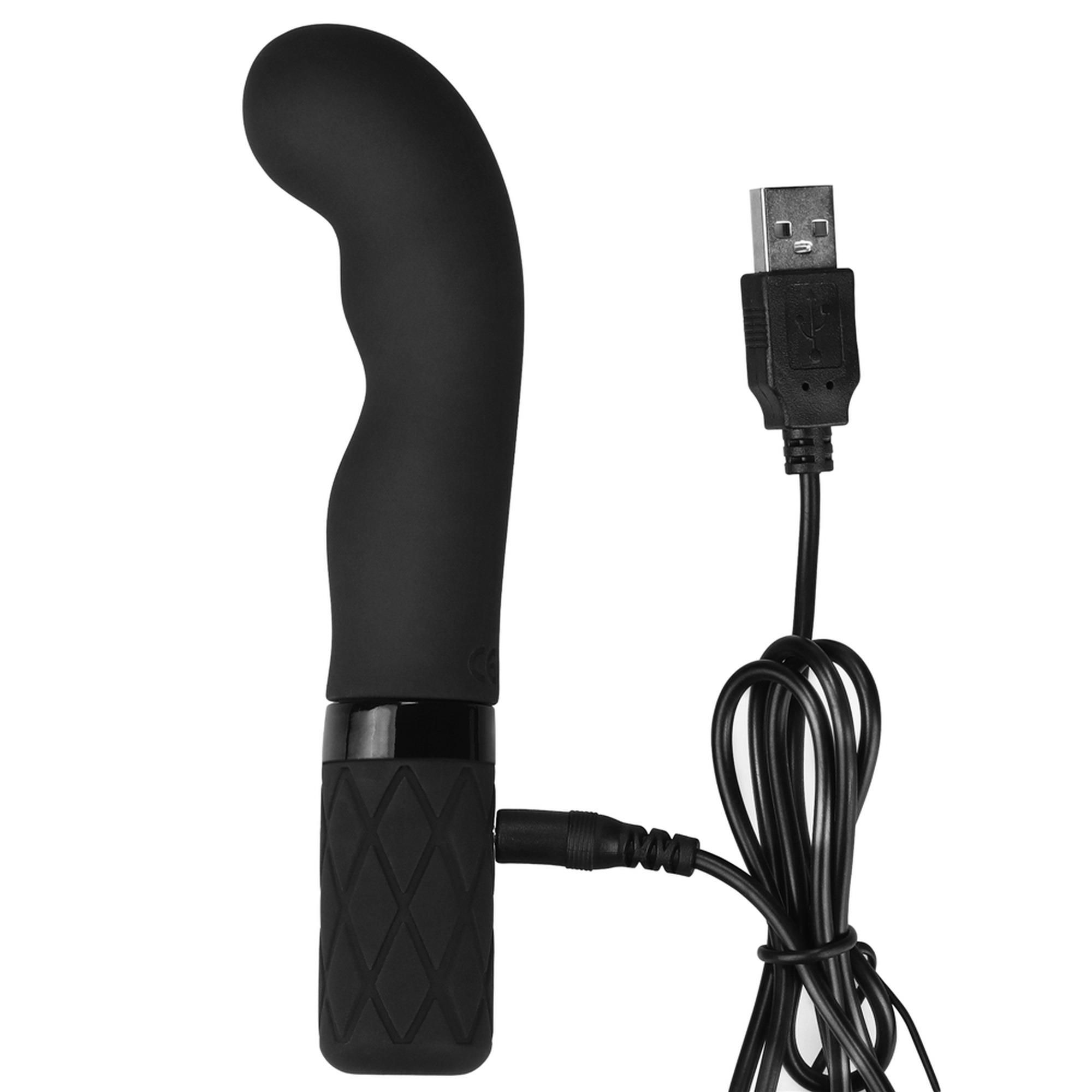 Вібратор LoveToy O-Sensual G Intru, 15.2 см (чорний)