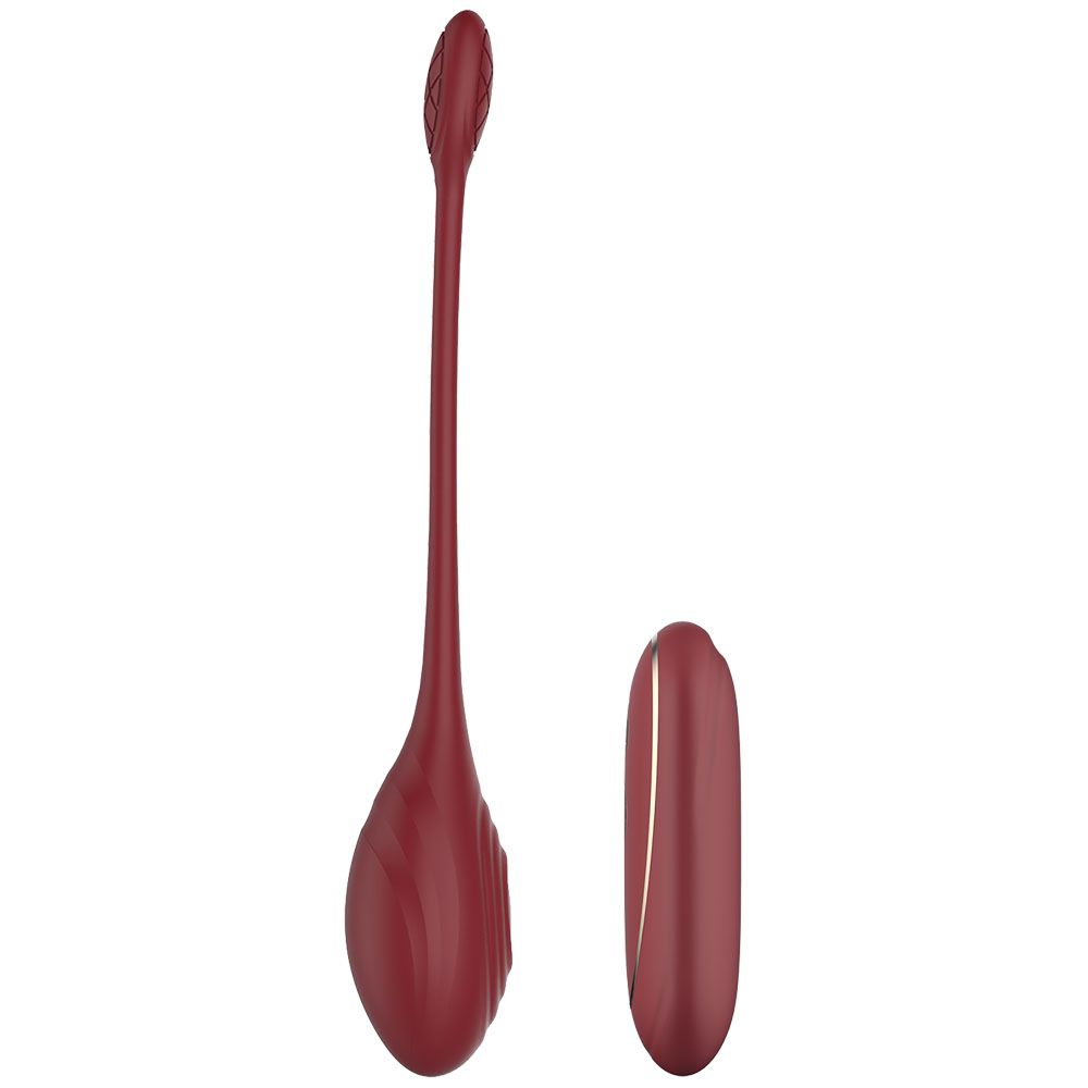 Виброяйцо Dream Toys Romance Daisy, 23 см (бордовый)
