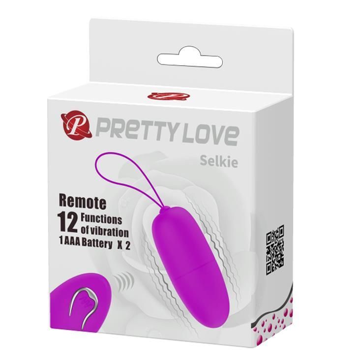 Виброяйцо Pretty Love Selkie Wireless, 18 см (фиолетовый)