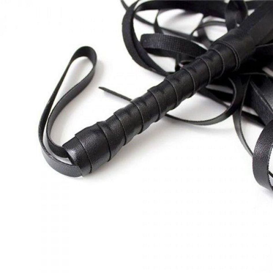 Флогер Toyz4lovers Frusta a frange Squash Whip, 45 см (черный)