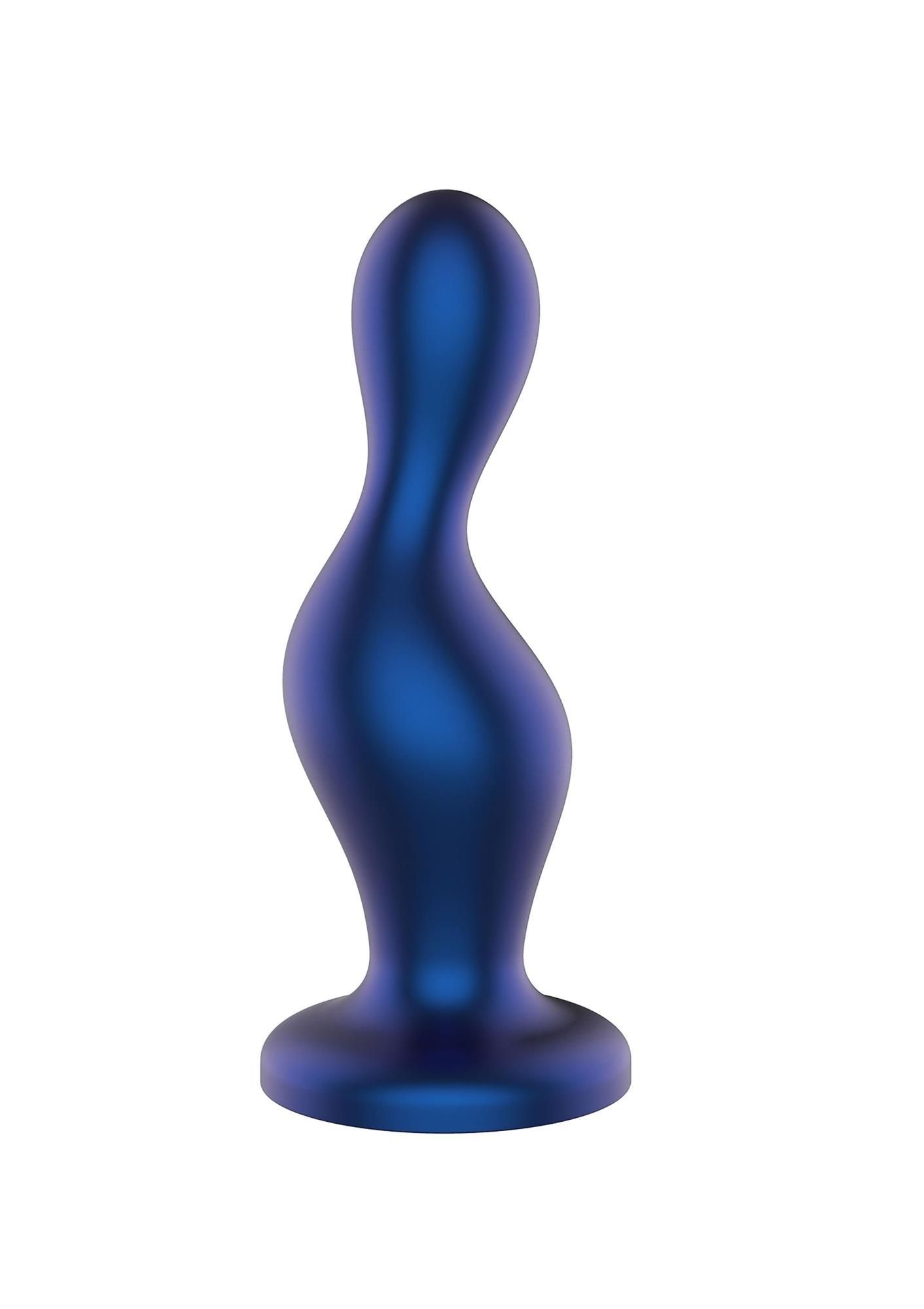Анальна пробка TOYJOY The Hitter Buttplug, 13 см (синій)