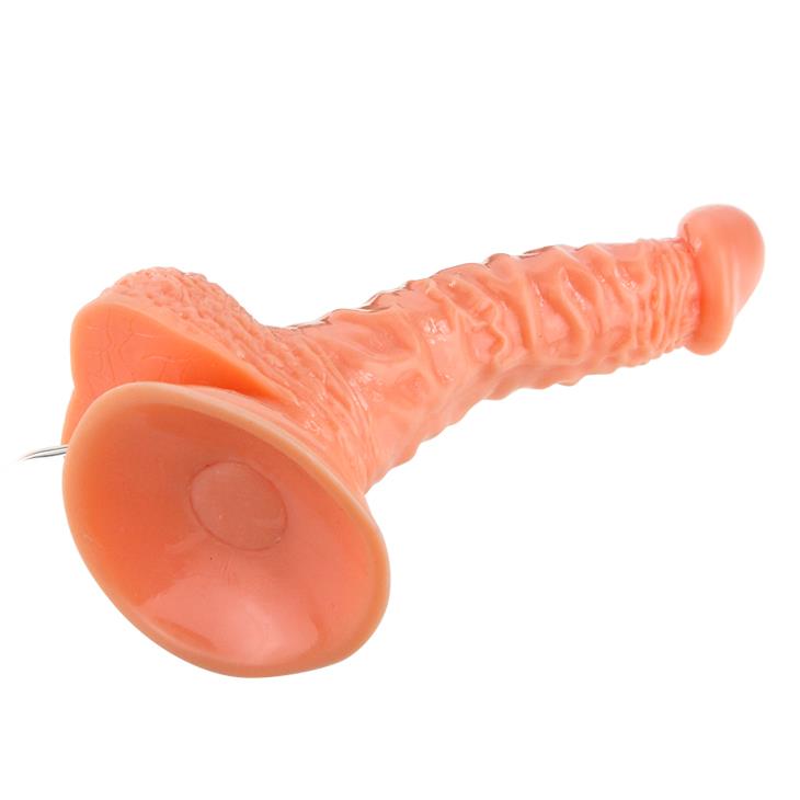 Вибратор Baile Super Rota Dong R, 19 см (телесный)