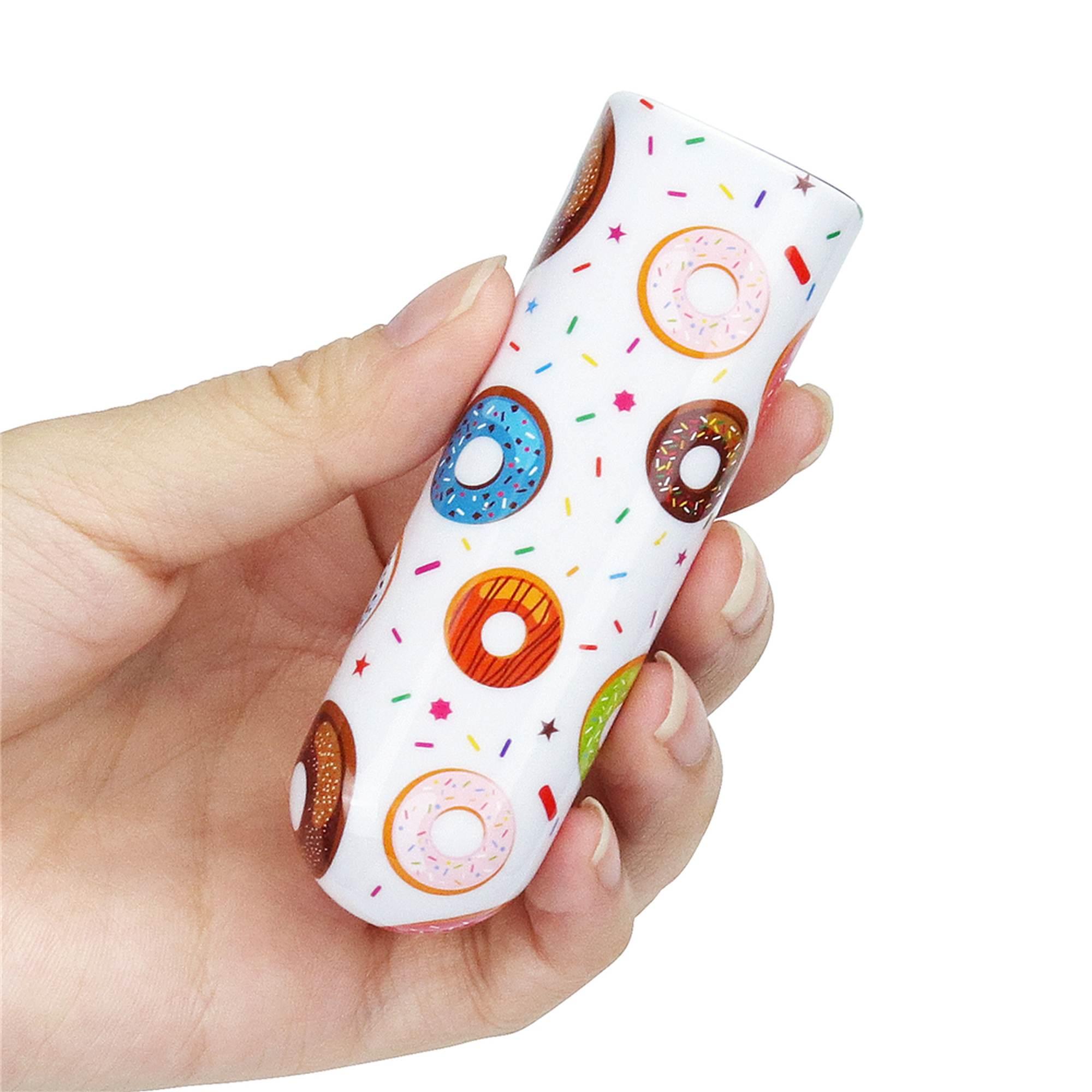 Wibrator do łechtaczki Lovetoy Donut Massager, 8.5 cm (biały)