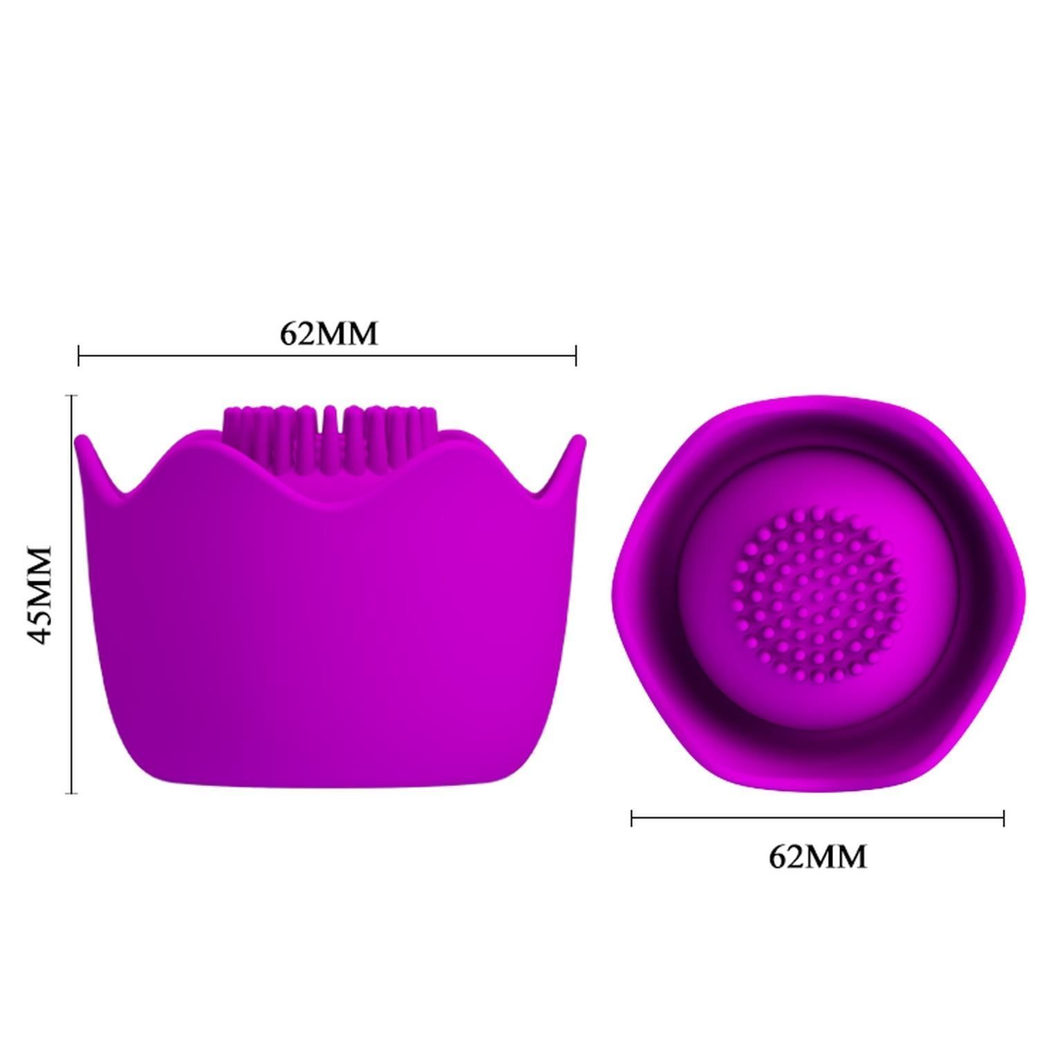 Nakładka na masażer Pretty Love Bernie, 6,2 cm (fioletowy)