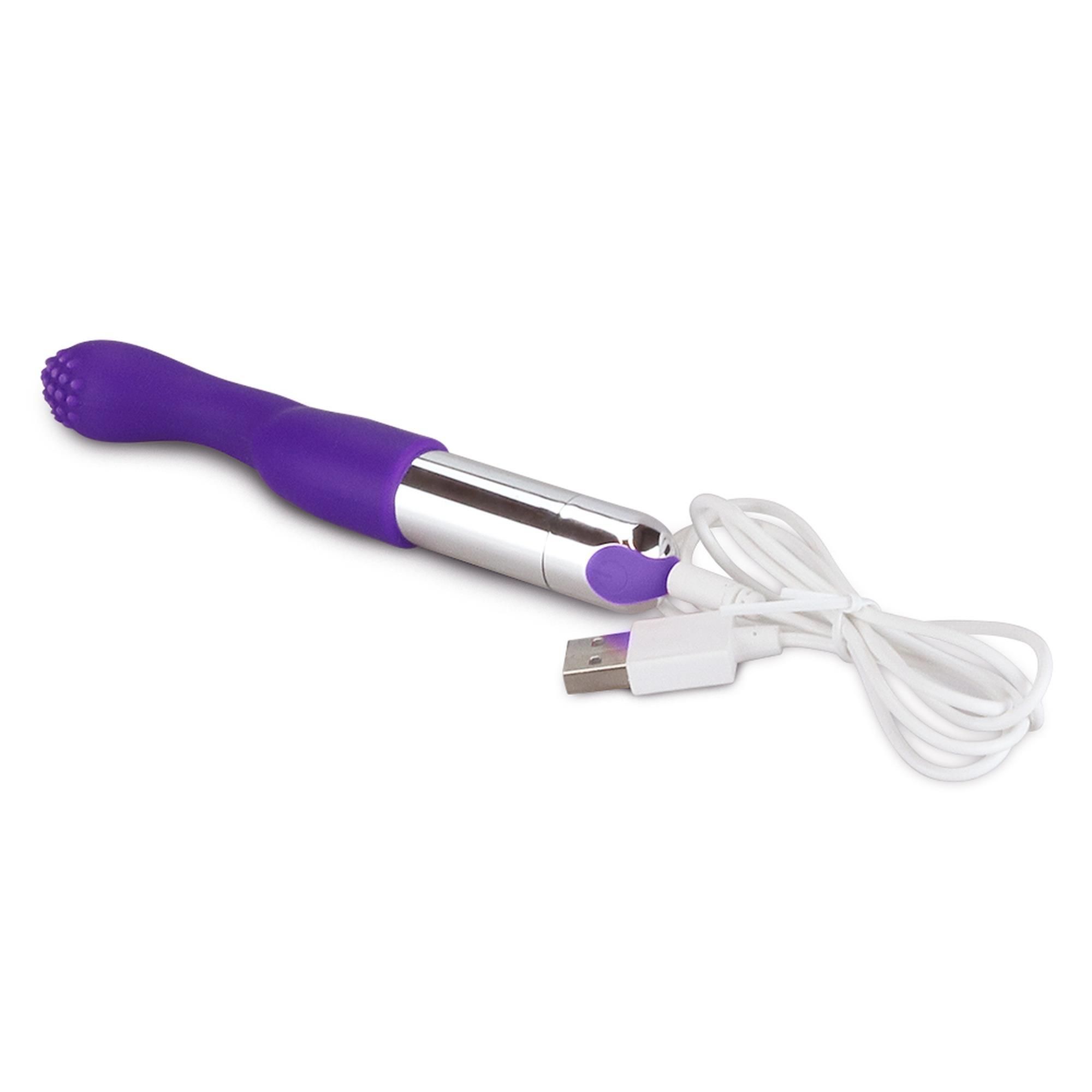 Вибратор LoveToy Rechargeable Ijoy Versatile Tickler, 14,5 см (фиолетовый)