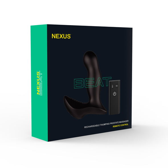 Стимулятор простаты Nexus Beat, 12 см (черный)