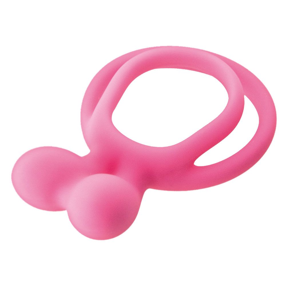 Ерекційне кільце Glamy Double Cockring, 6,3 см (рожевий)