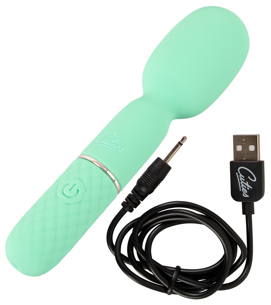 Вибратор Cuties Mini Wand 5.Gen, 13.4 см (зеленый)