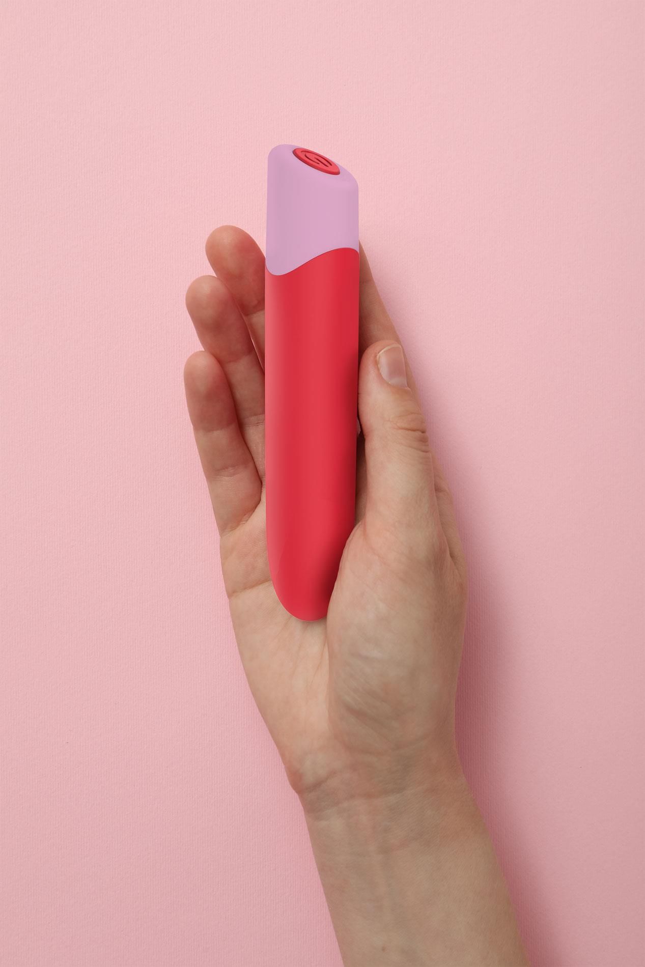 Mini wibrator Dream Toys Love Whisper, 12.5 cm (czerwony)