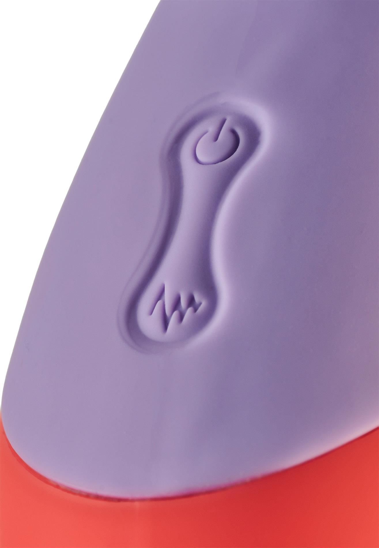 Wibrator królik Dream Toys Twin Toned Duo, 19 cm (fioletowy)