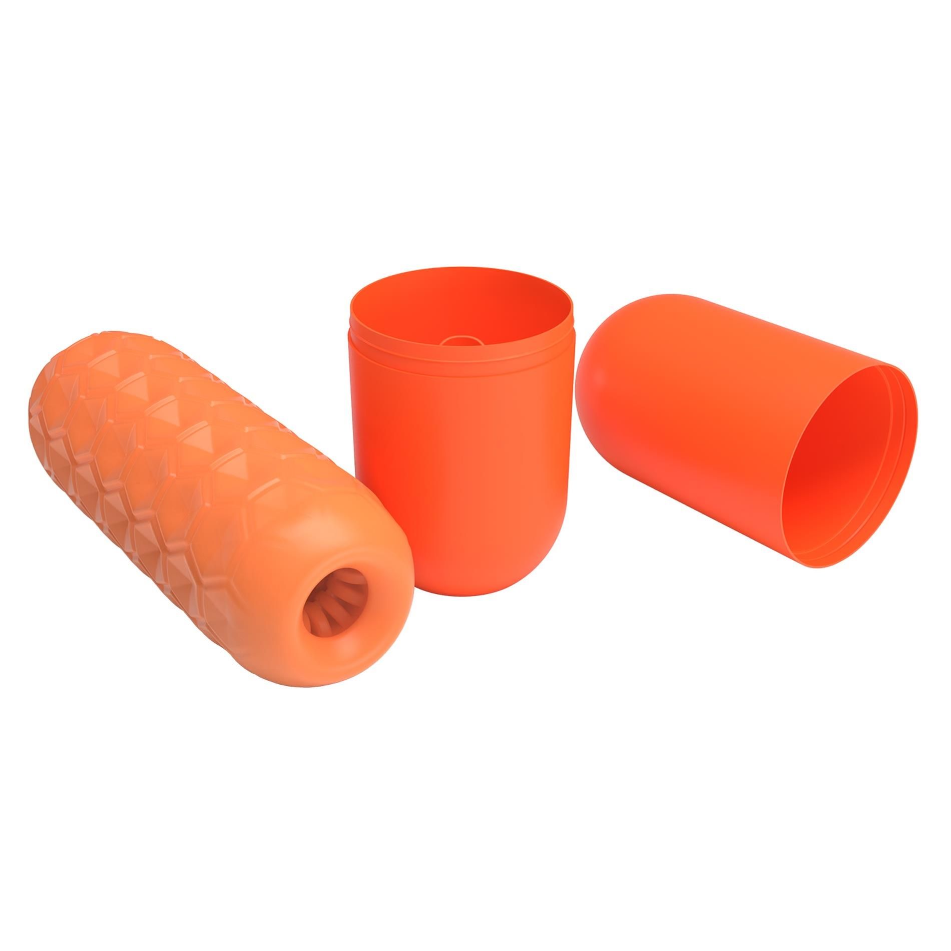 Мастурбатор Pretty Love Venus-X Twin Balls (оранжевый)