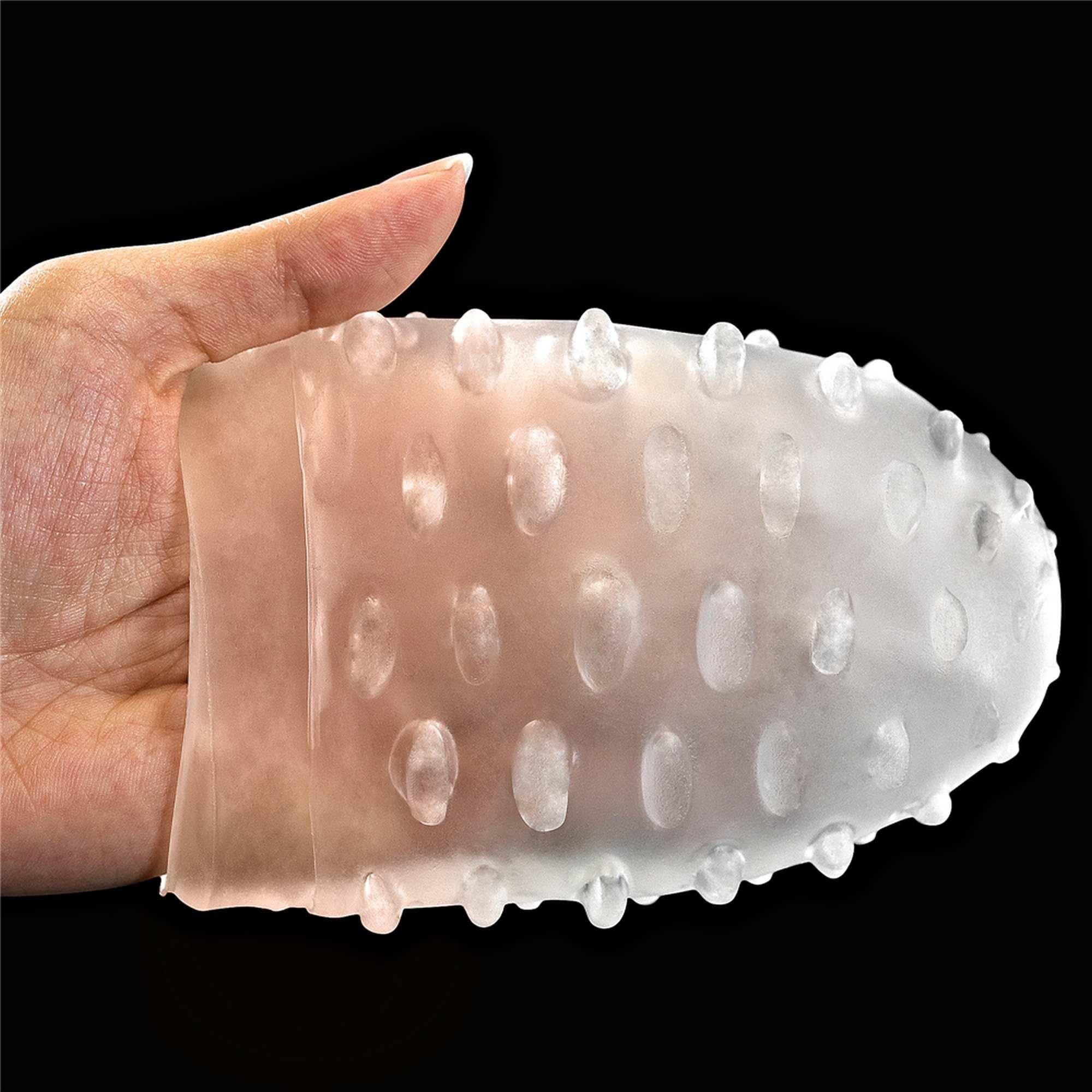 Мастурбатор яйцо LoveToy Giant Egg Stamina Nodules Edition (прозрачный)