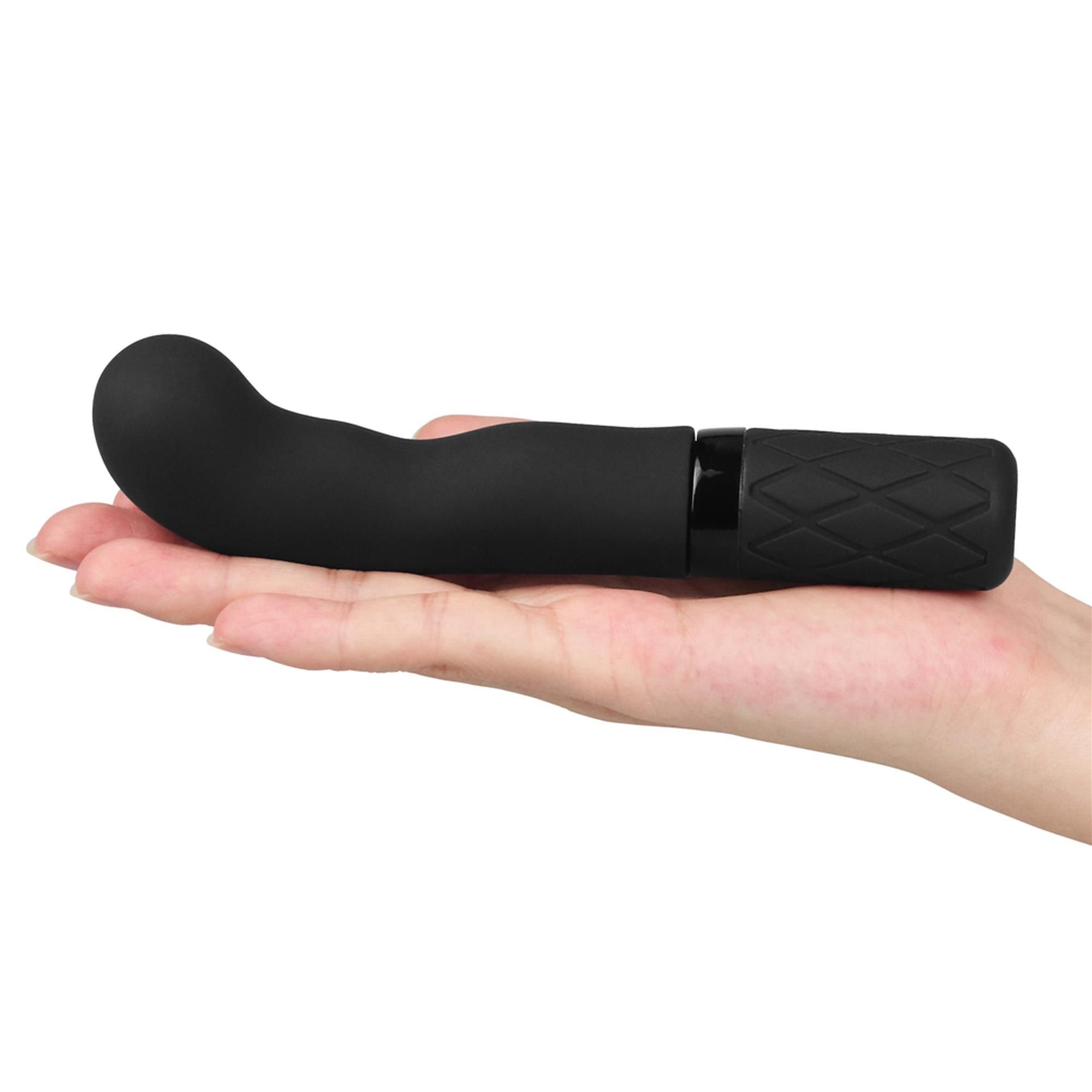 Вібратор LoveToy O-Sensual G Intru, 15.2 см (чорний)