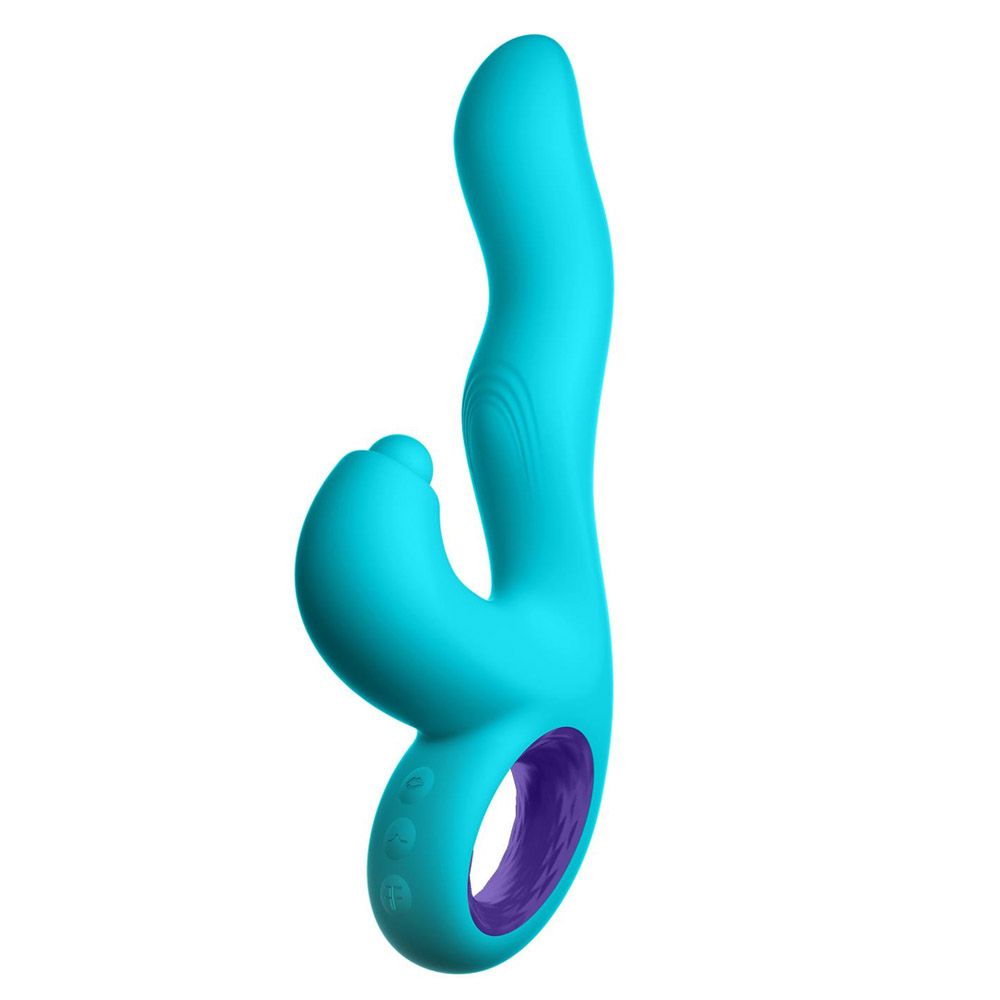 Вибратор-кролик Femme Funn Klio G-Spot, 21,3 см (бирюзовый)