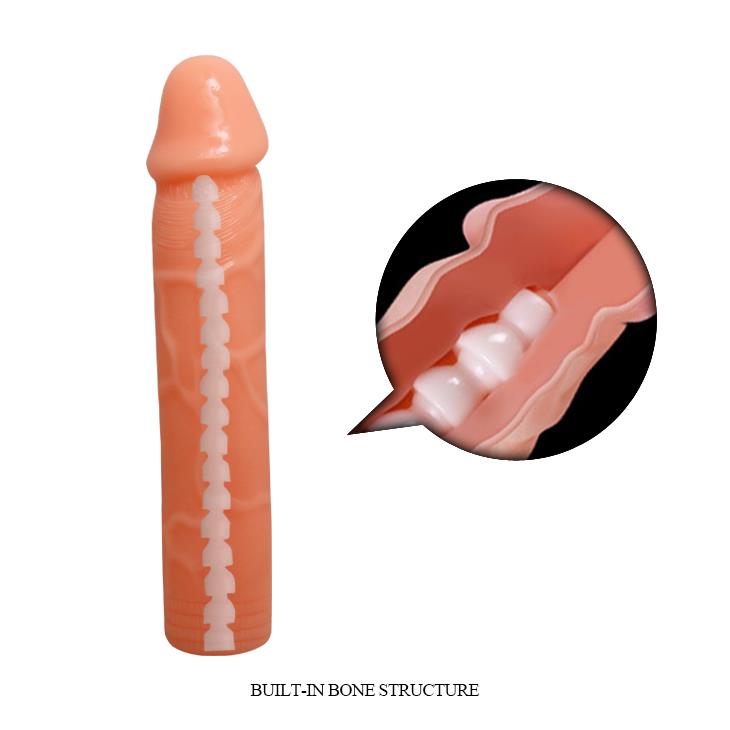 Фаломіметатор Baile Bendable, 18.8 см (тілесний)