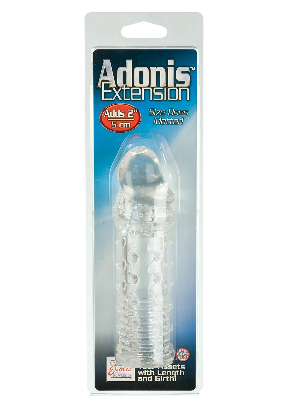Насадка на пенис Adonis Extension, 16 см (прозрачный)