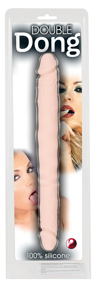 Двухсторонний фаллоимитатор You2Toys Double Dong, 30.5 см (телесный)
