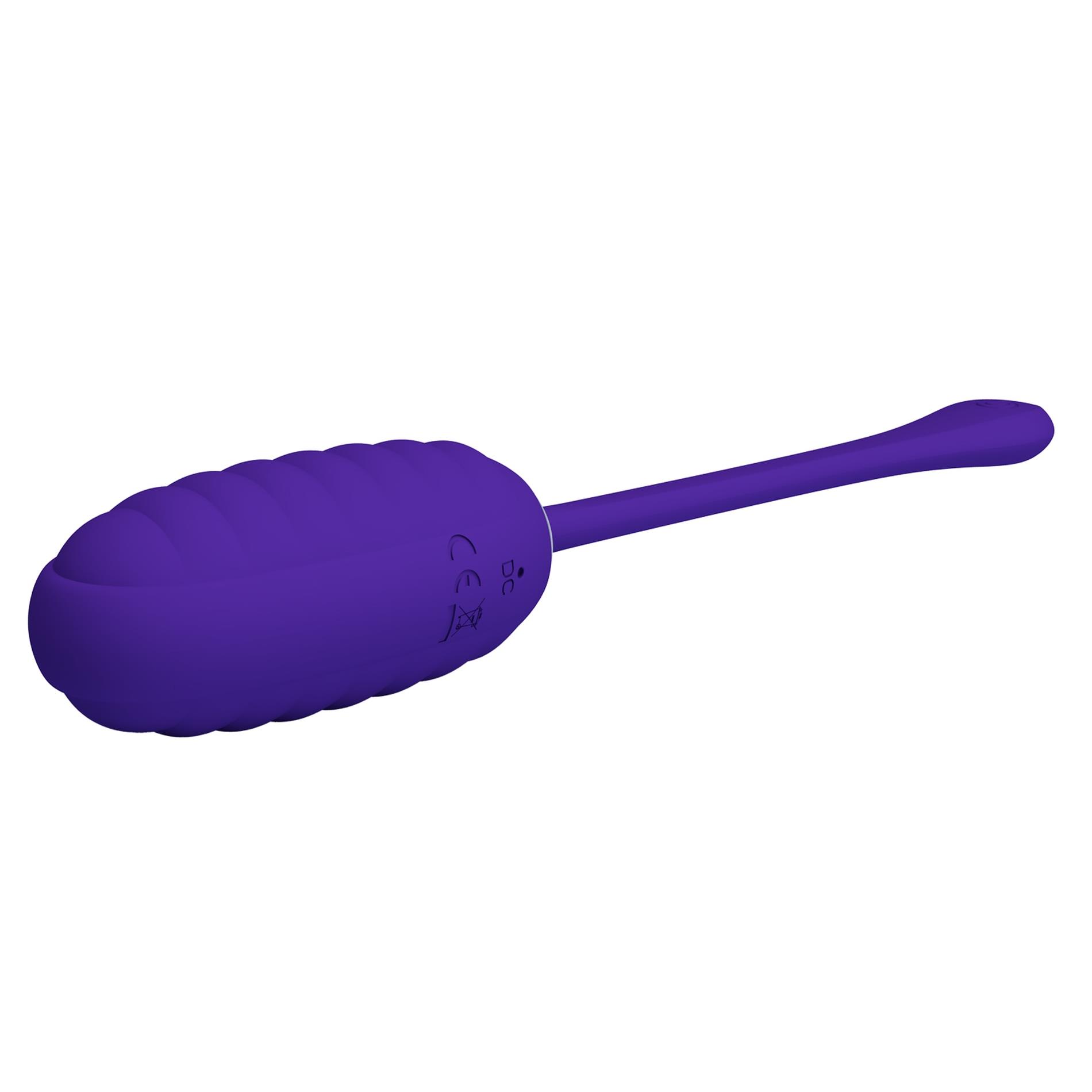 Виброяйцо Pretty Love Kirk Super Soft Silicone, 19.7 см (синий)