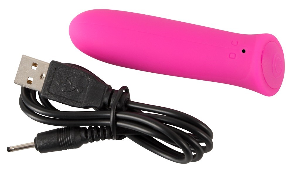Вибратор Sweet Smile Rechargeable Power Bullet, 8,5 см (розовый)