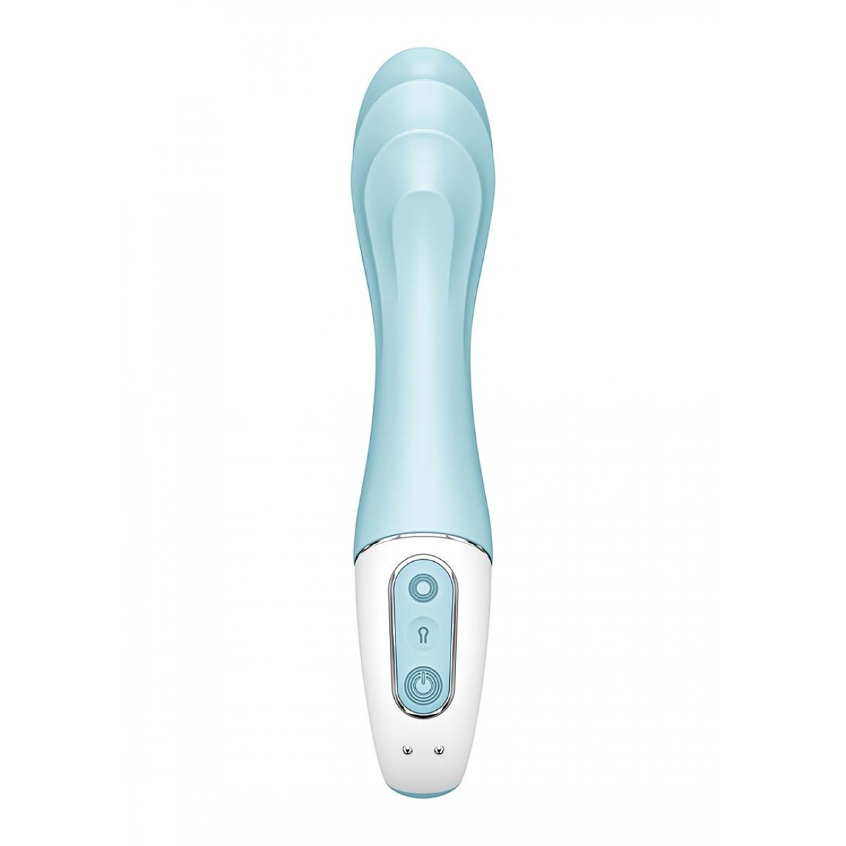 Вибратор Satisfyer Air Pump Vibrator 5+, 21 см (голубой)