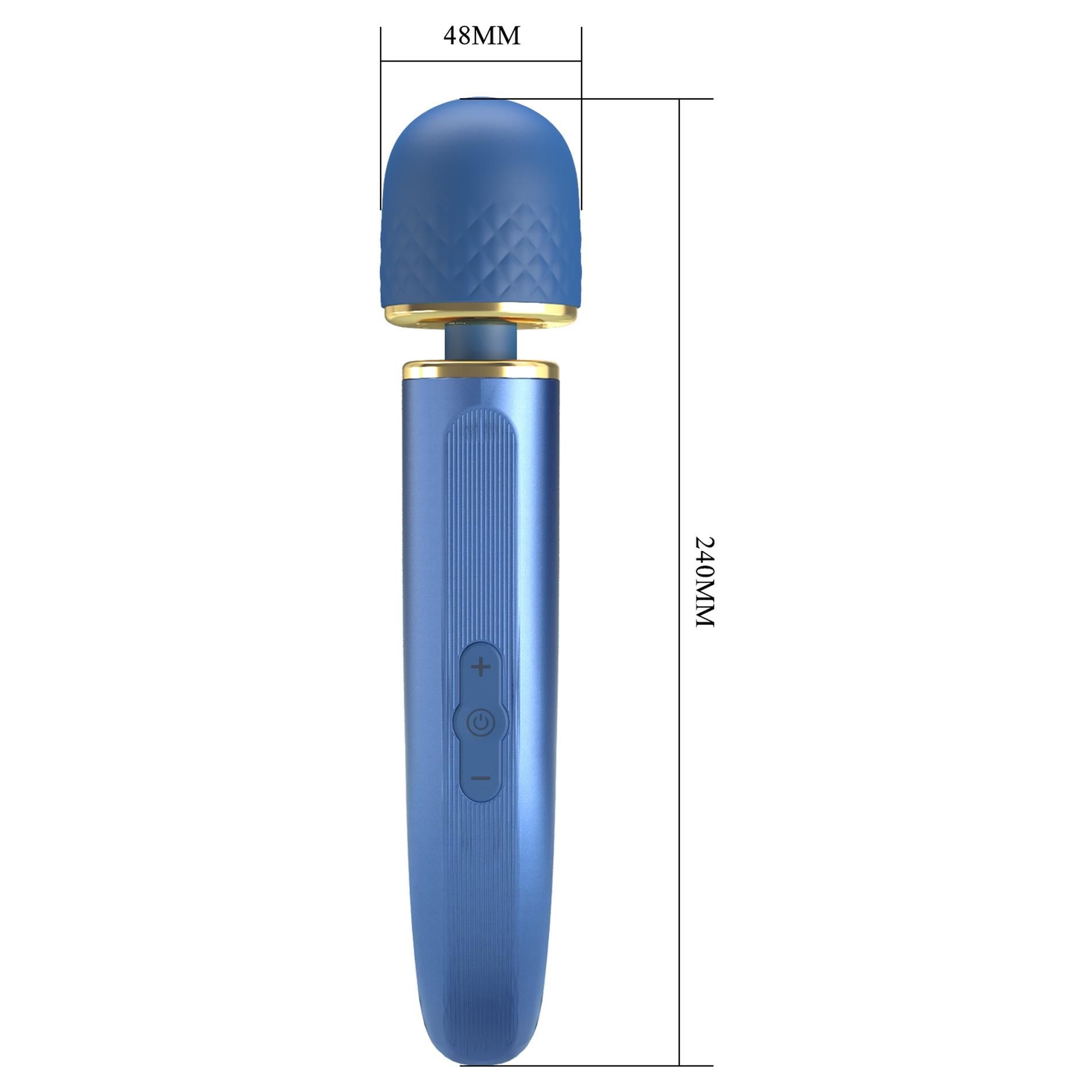 Вибромассажер Pretty Love Colorful Massager, 24 см (синий)