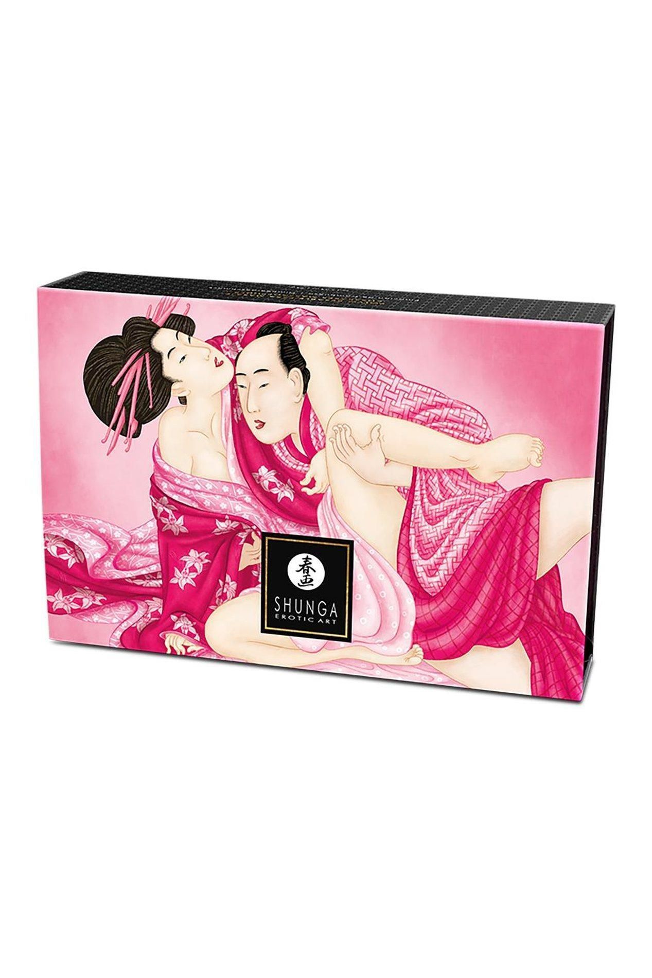 Массажный набор Shunga Kissable Massage Powder Raspberry Feeling, 2 шт