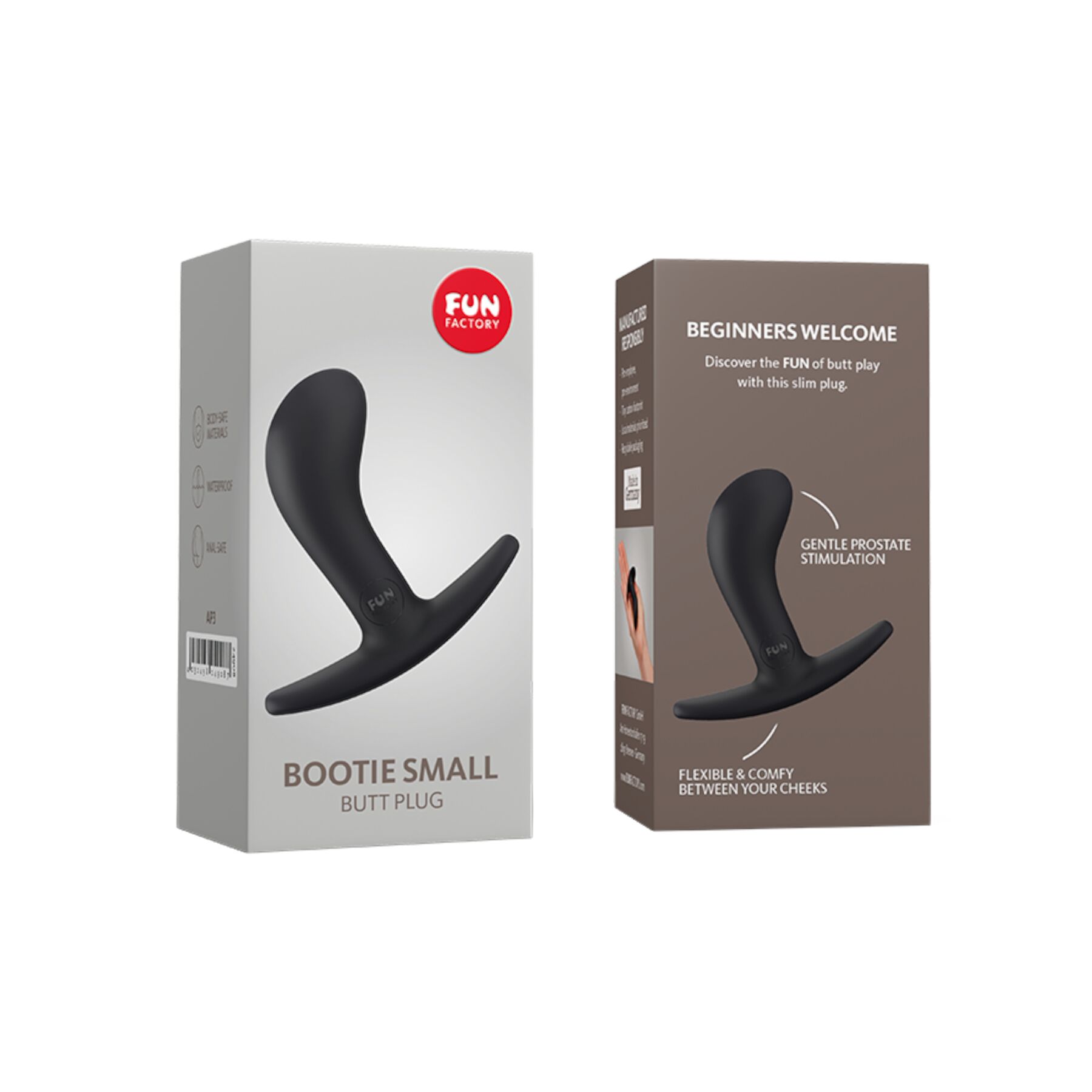 Korek analny Fun Factory Bootie S, 7.5 cm (czarny)